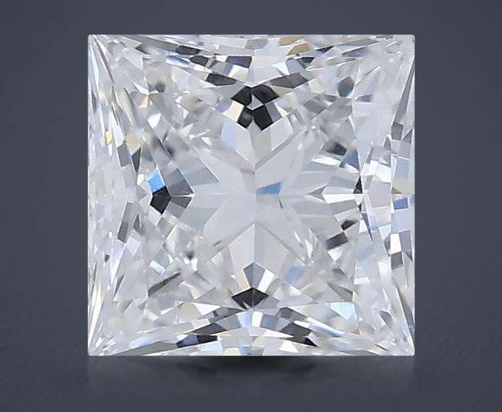 0.51 Carat Princess Lab Diamond