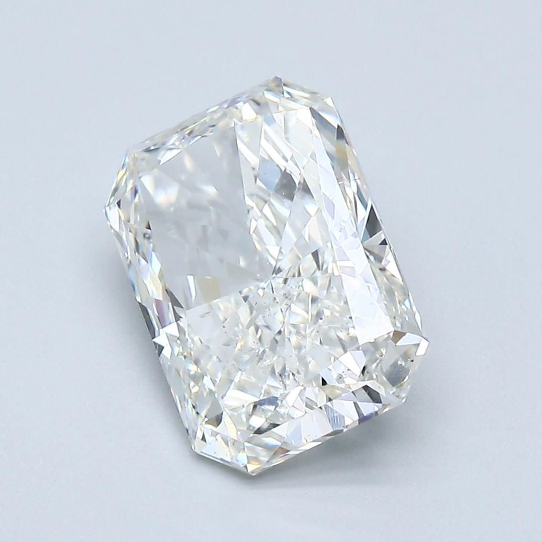 3.22ct H SI2 Rare Carat Ideal Cut Radiant Diamond