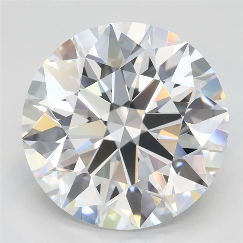 3.17ct D IF Rare Carat Ideal Cut Round Lab Grown Diamond