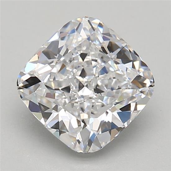 1.57ct D VVS2 Rare Carat Ideal Cut Cushion Lab Grown Diamond