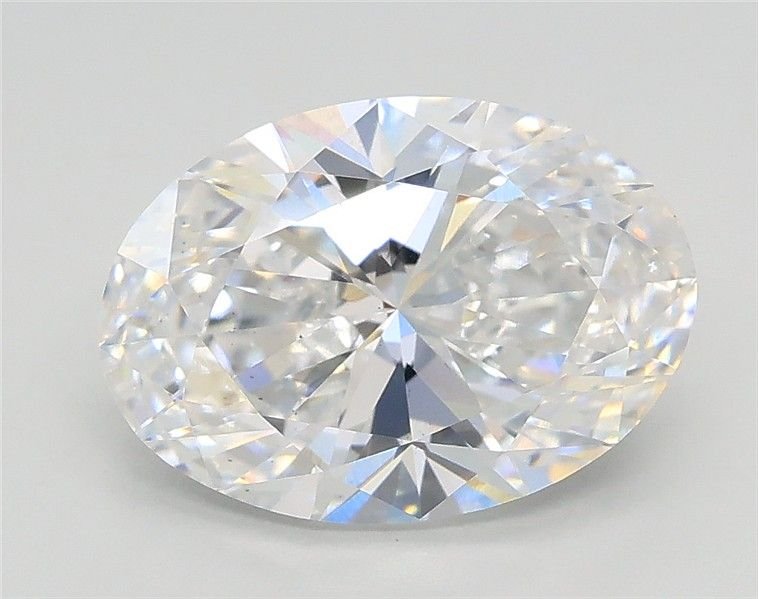 2.51ct E VS2 Rare Carat Ideal Cut Oval Lab Grown Diamond