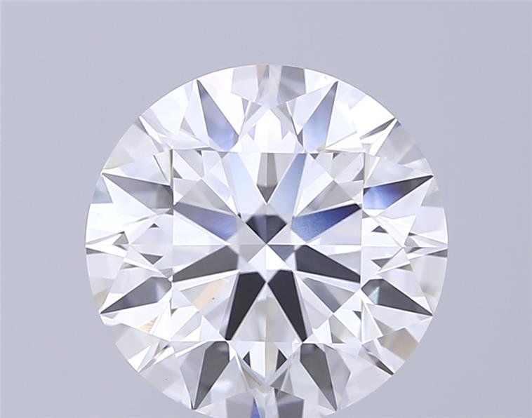 5.09ct F VVS2 Rare Carat Ideal Cut Round Lab Grown Diamond