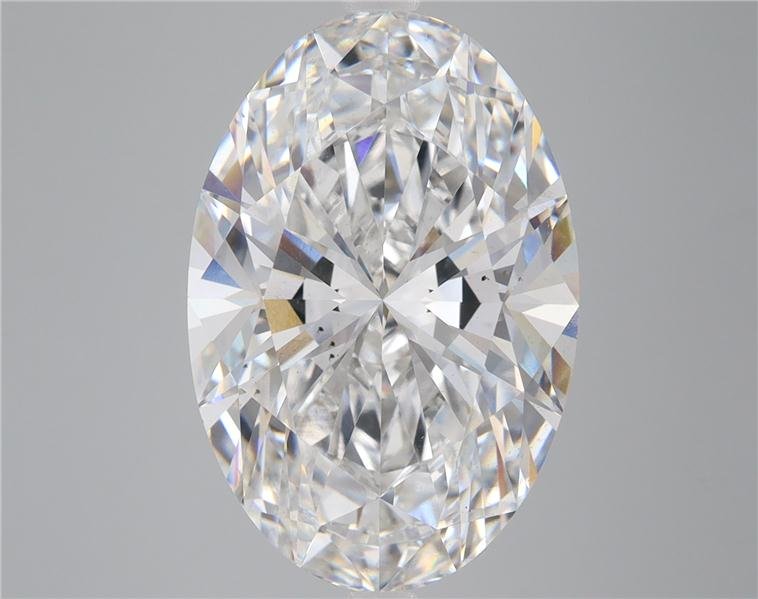 8.66ct F VS2 Rare Carat Ideal Cut Oval Lab Grown Diamond