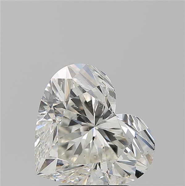 3.52ct J SI2 Rare Carat Ideal Cut Heart Diamond