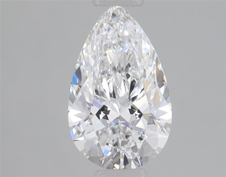 0.77ct D VS2 Rare Carat Ideal Cut Pear Lab Grown Diamond