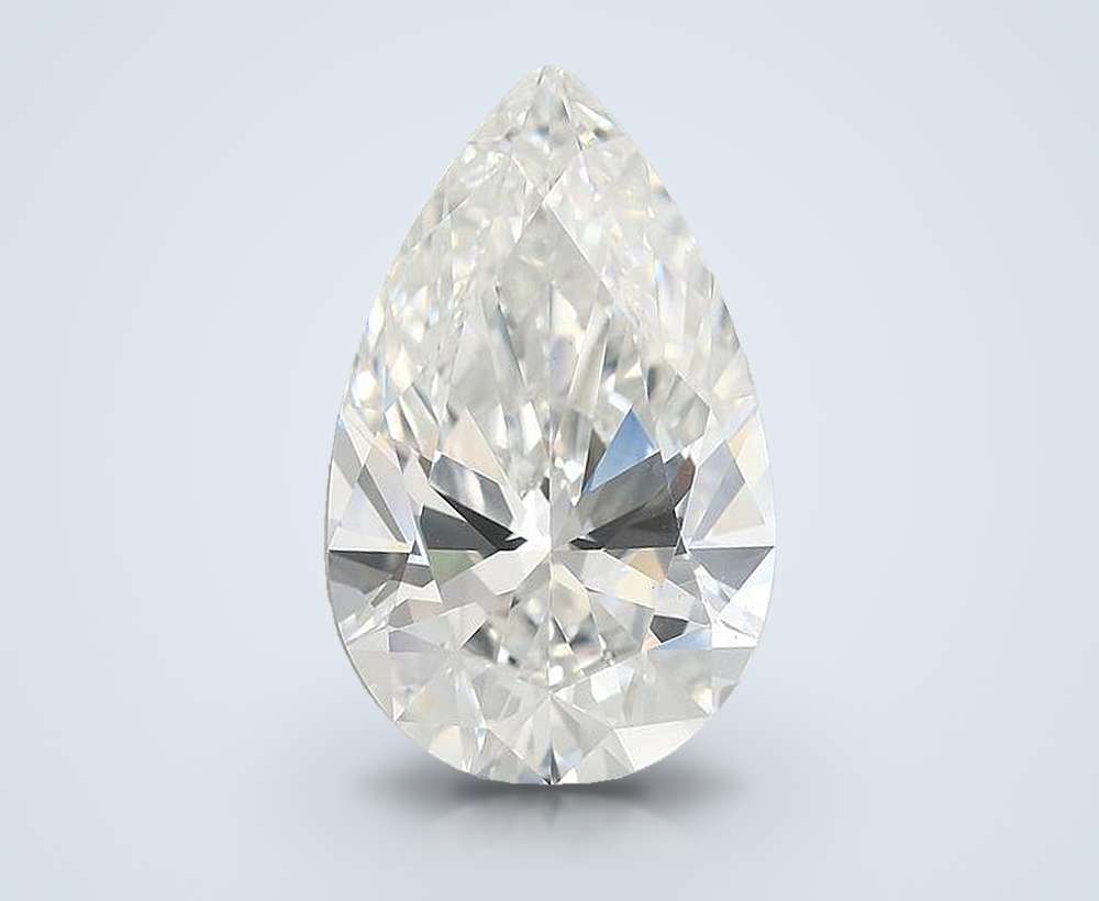 7.09 Carat Pear Lab Diamond