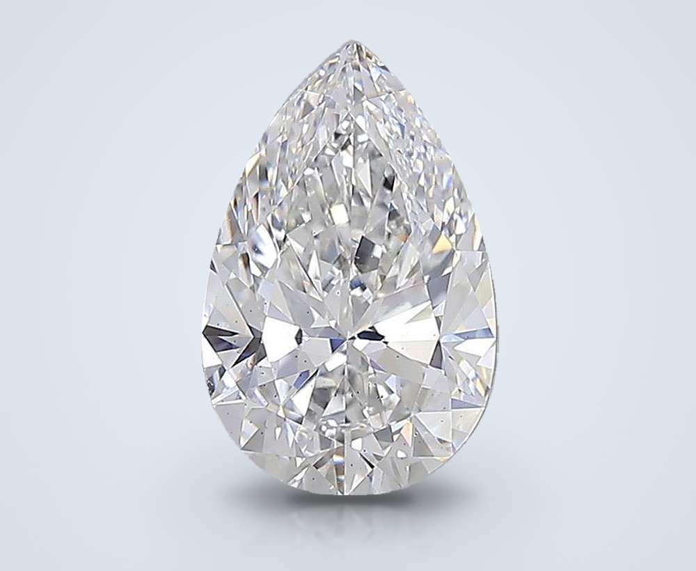 7.02 Carat Pear Lab Diamond