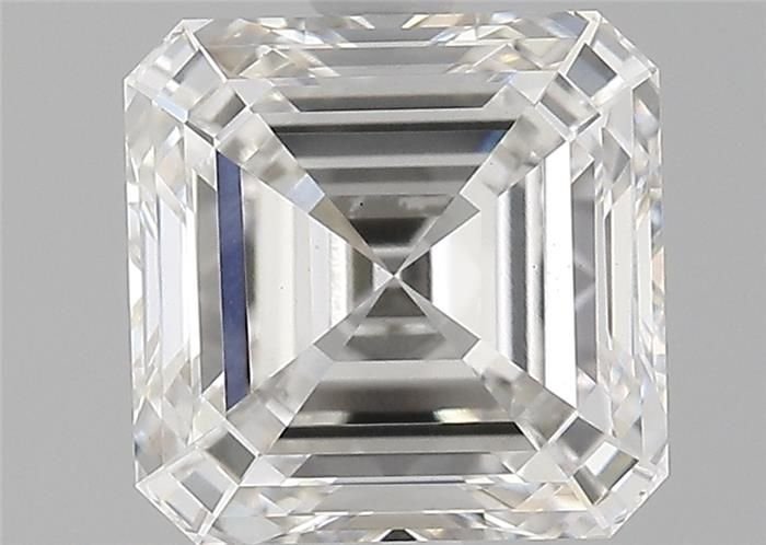 2.71ct H VS1 Rare Carat Ideal Cut Asscher Lab Grown Diamond