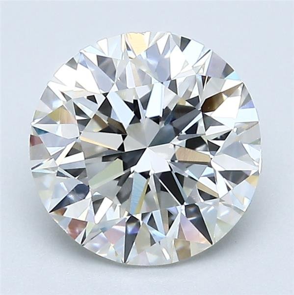 2.00ct H VS2 Rare Carat Ideal Cut Round Diamond