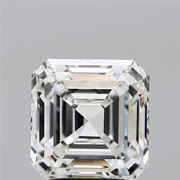 3.19ct G VS1 Rare Carat Ideal Cut Asscher Lab Grown Diamond