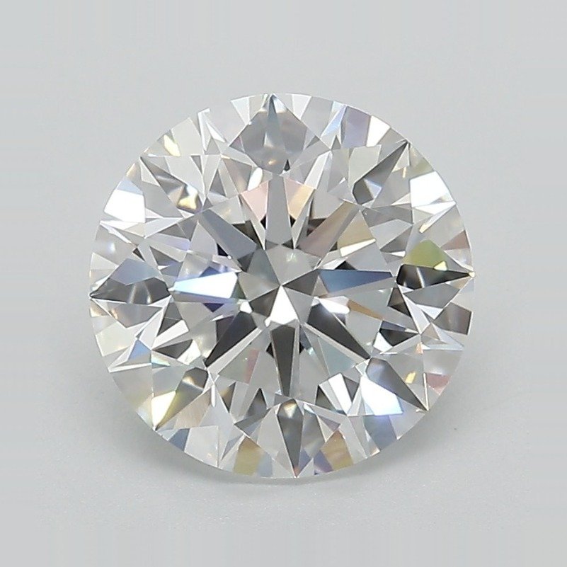 2.70ct D VVS2 Rare Carat Ideal Cut Round Lab Grown Diamond