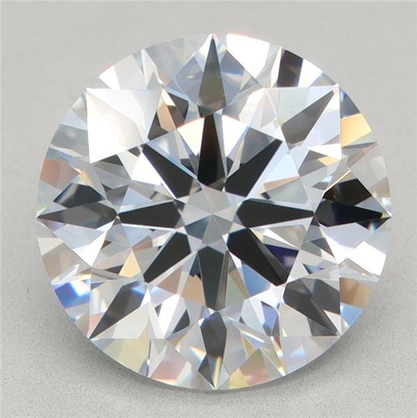 3.14ct F VVS1 Rare Carat Ideal Cut Round Lab Grown Diamond