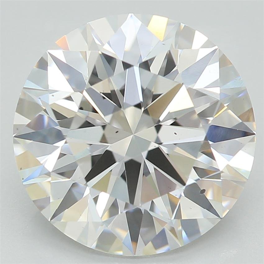 2.88ct E VS2 Rare Carat Ideal Cut Round Lab Grown Diamond