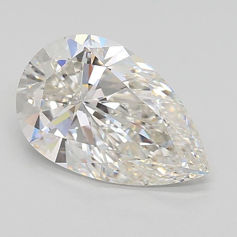 3.90ct G VS1 Rare Carat Ideal Cut Pear Lab Grown Diamond