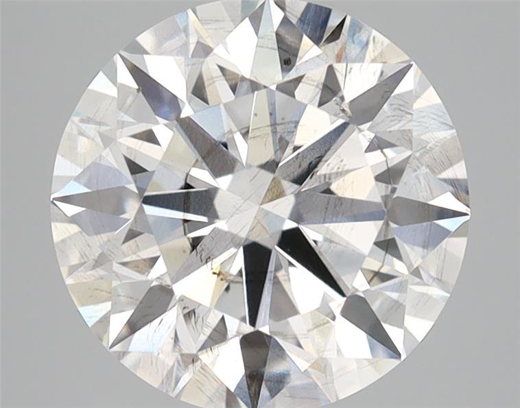 3.39ct E SI2 Rare Carat Ideal Cut Round Lab Grown Diamond