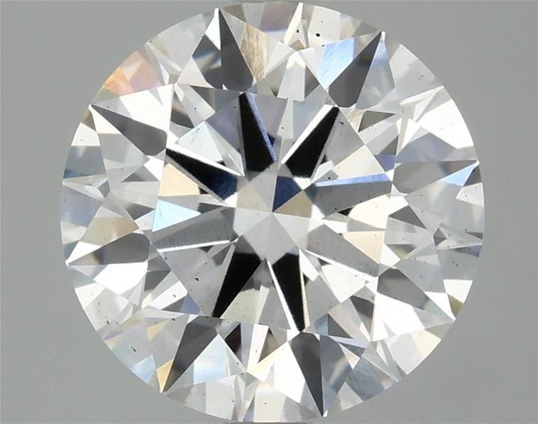 3.67ct F SI1 Rare Carat Ideal Cut Round Lab Grown Diamond