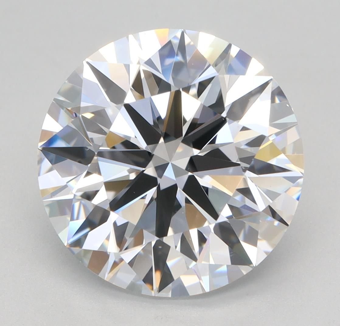 4.01ct E VS1 Rare Carat Ideal Cut Round Lab Grown Diamond