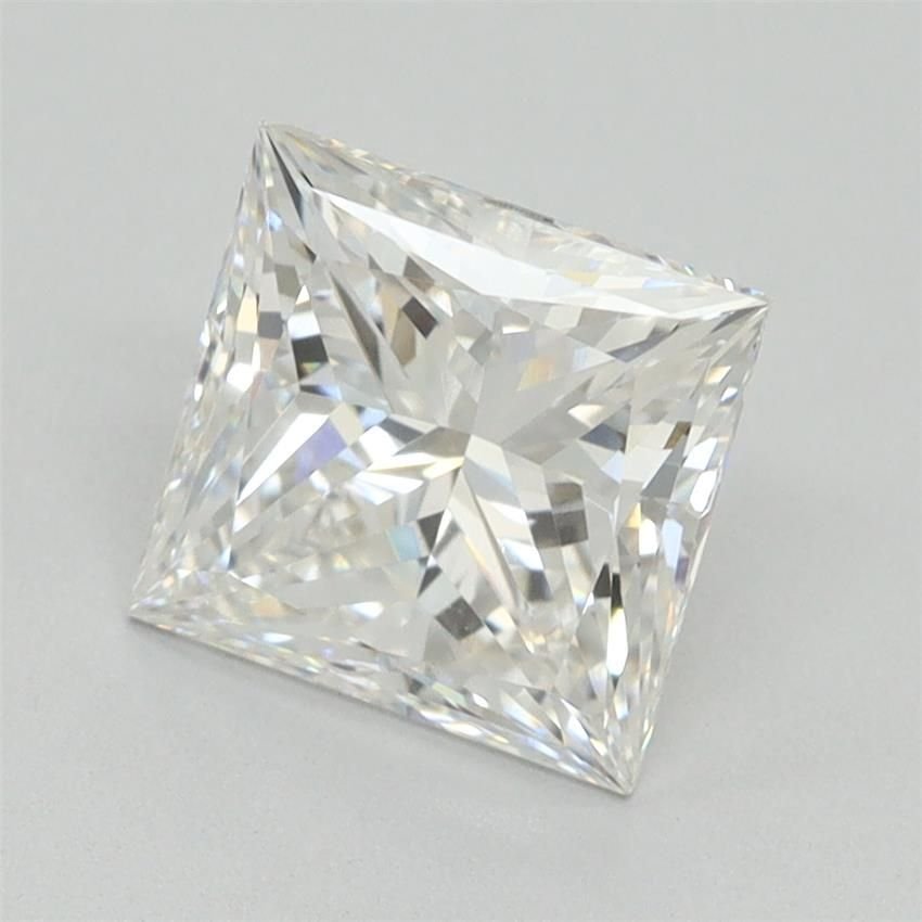 2.18ct E VVS2 Rare Carat Ideal Cut Princess Lab Grown Diamond