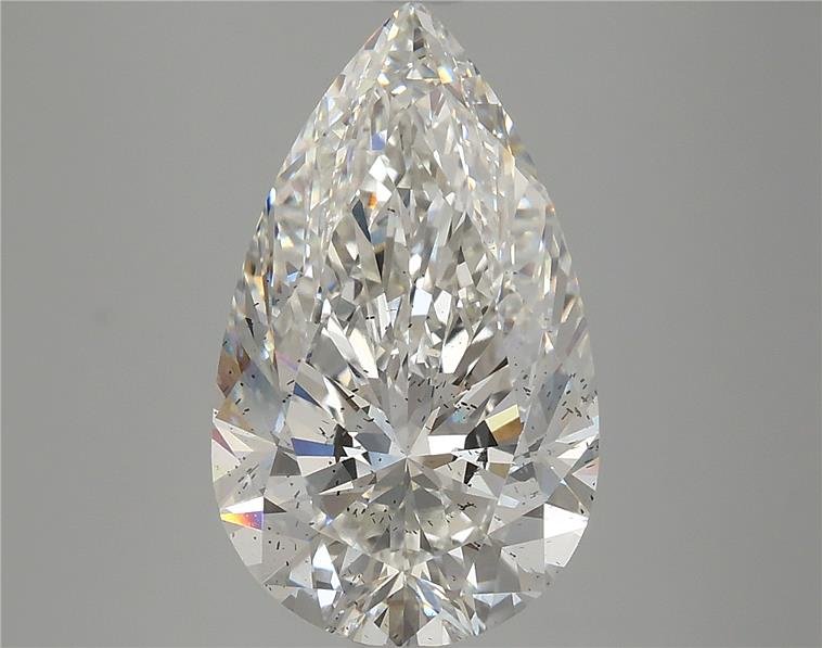 5.39ct F SI2 Rare Carat Ideal Cut Pear Lab Grown Diamond