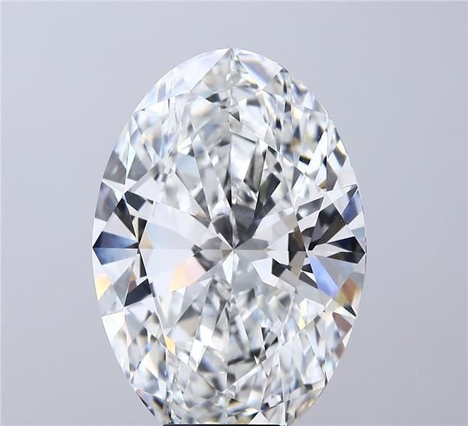 9.09ct F VVS2 Rare Carat Ideal Cut Oval Lab Grown Diamond