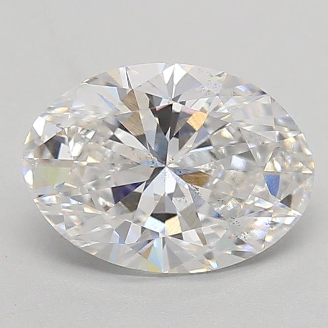 2.00ct D SI1 Rare Carat Ideal Cut Oval Lab Grown Diamond