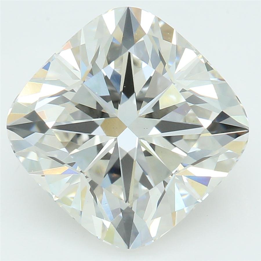 3.39ct H VS1 Rare Carat Ideal Cut Cushion Lab Grown Diamond