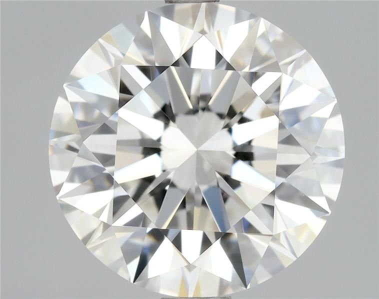 2.02ct F FL Rare Carat Ideal Cut Round Diamond