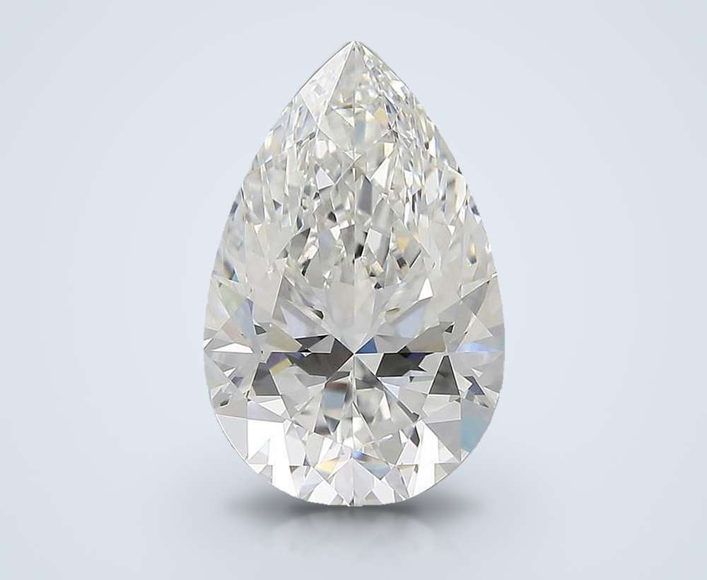 6.07 Carat Pear Lab Diamond