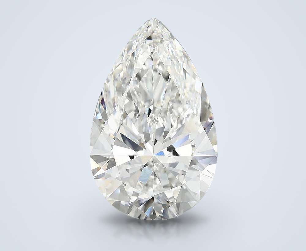 9.90 Carat Pear Lab Diamond