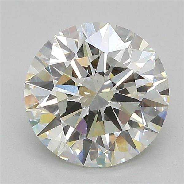 2.10ct J VS2 Excellent Cut Round Lab Grown Diamond