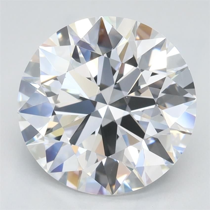 2.74ct D VVS1 Rare Carat Ideal Cut Round Lab Grown Diamond