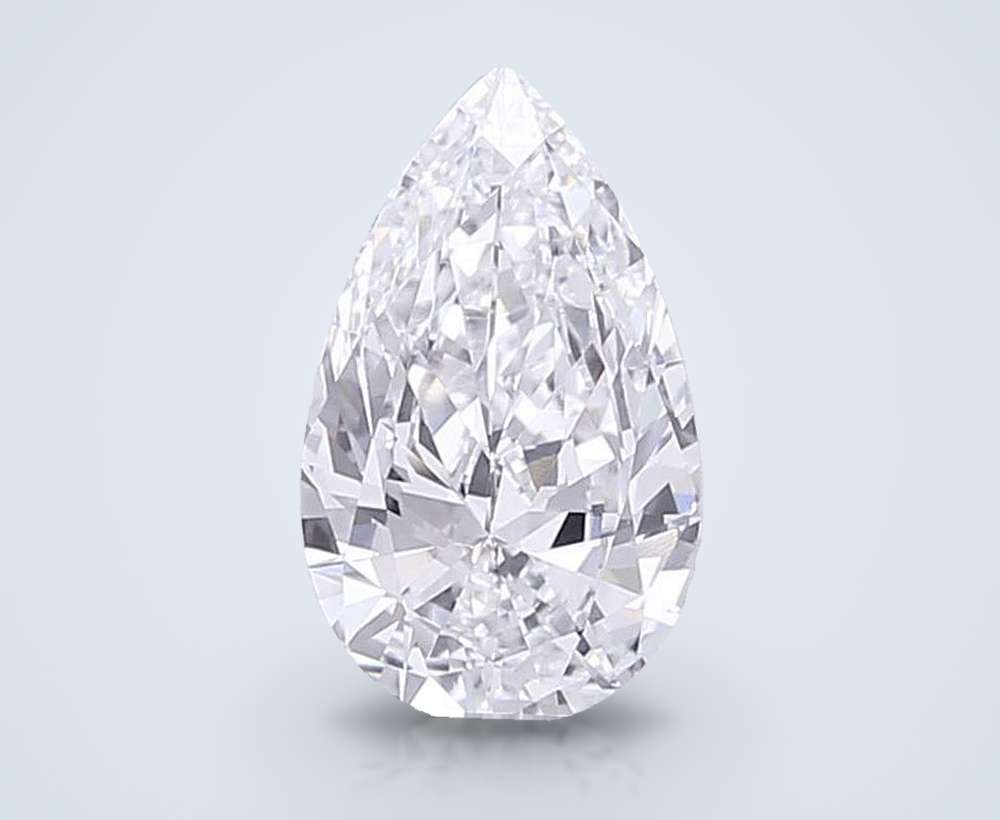 0.67 Carat Pear Lab Diamond