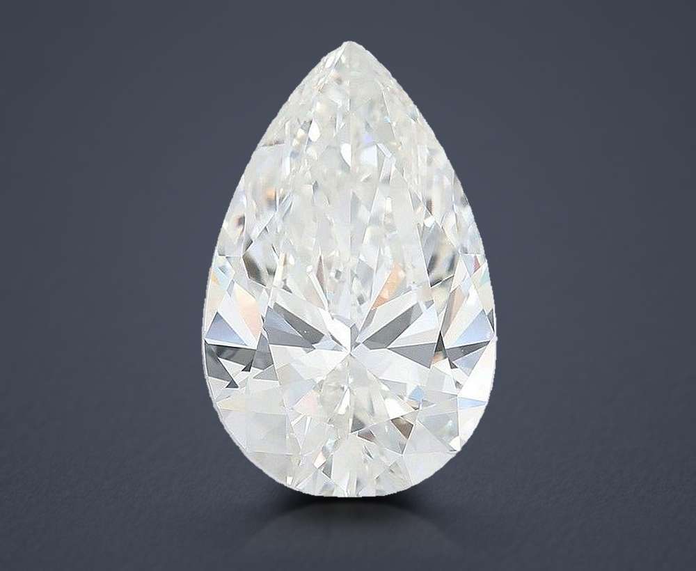 7.03 Carat Pear Lab Diamond