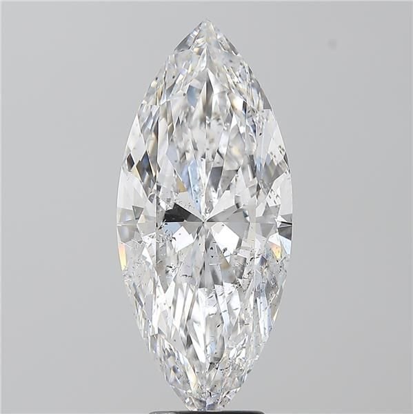 5.01ct D SI2 Rare Carat Ideal Cut Marquise Diamond