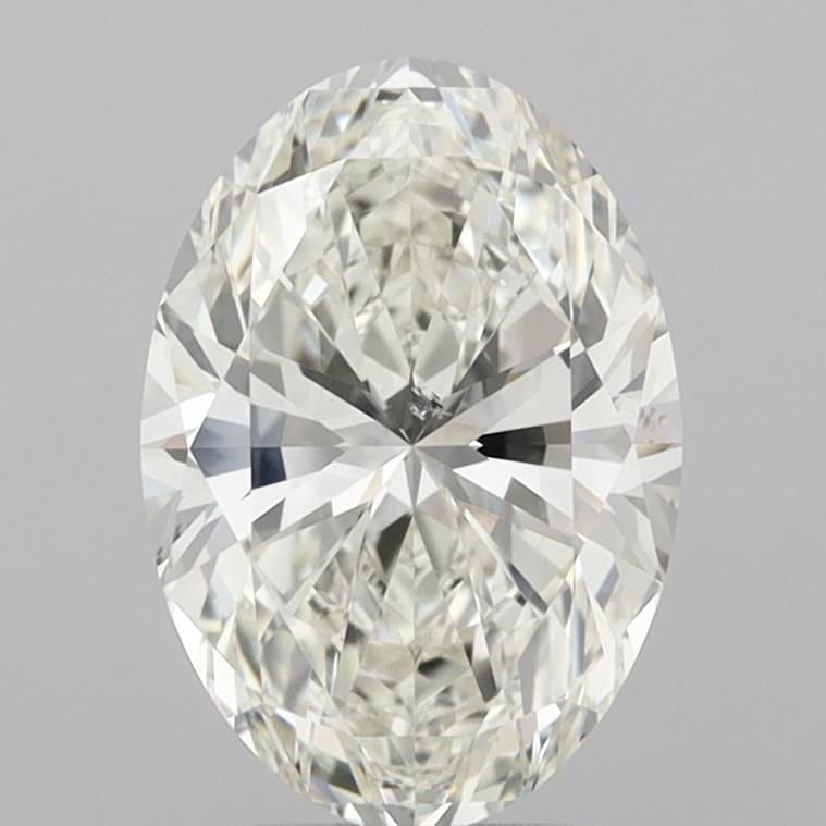 3.51ct K SI1 Rare Carat Ideal Cut Oval Diamond