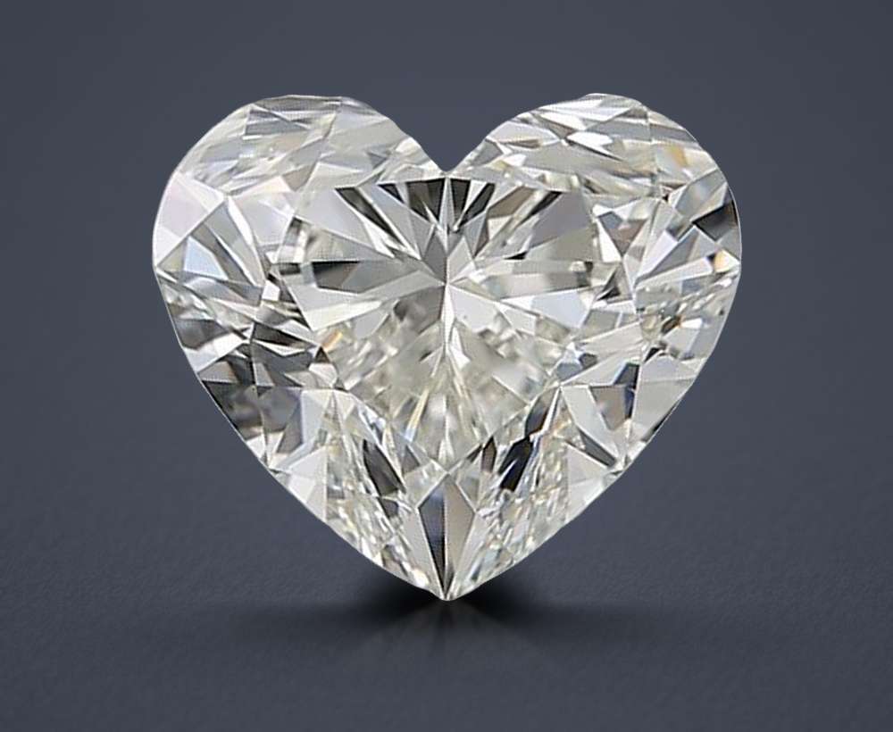 1.71 Carat Heart Natural Diamond