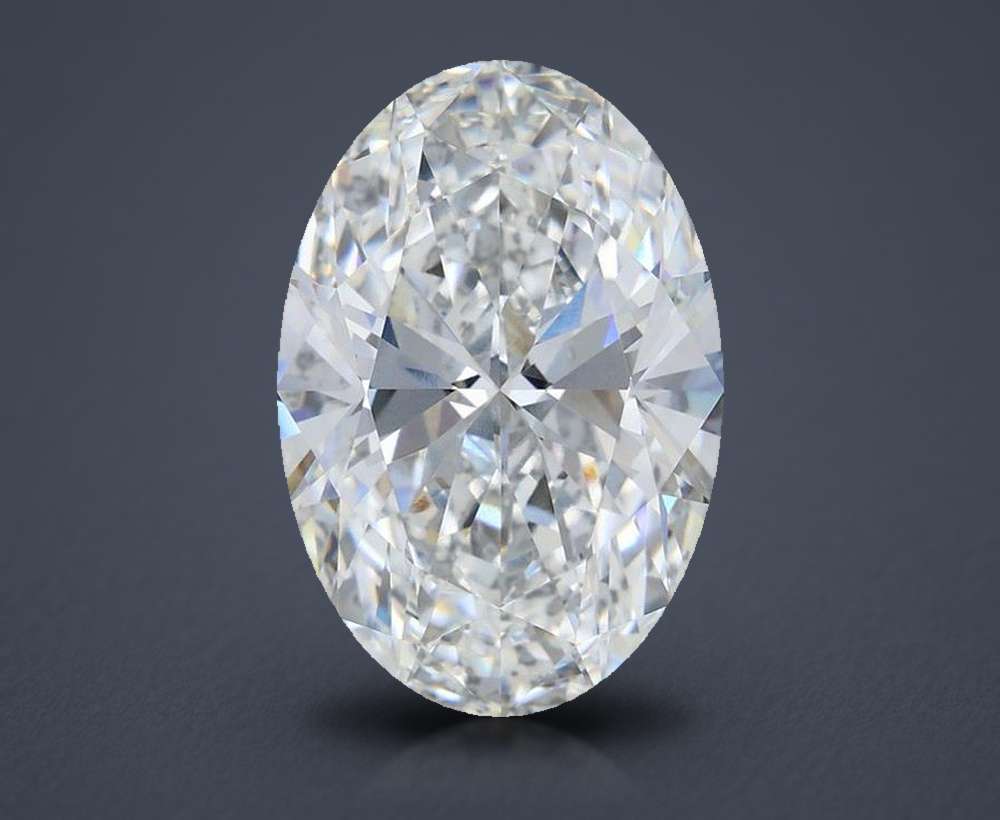 8.08 Carat Oval Lab Diamond