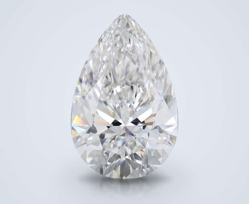 7.01 Carat Pear Lab Diamond