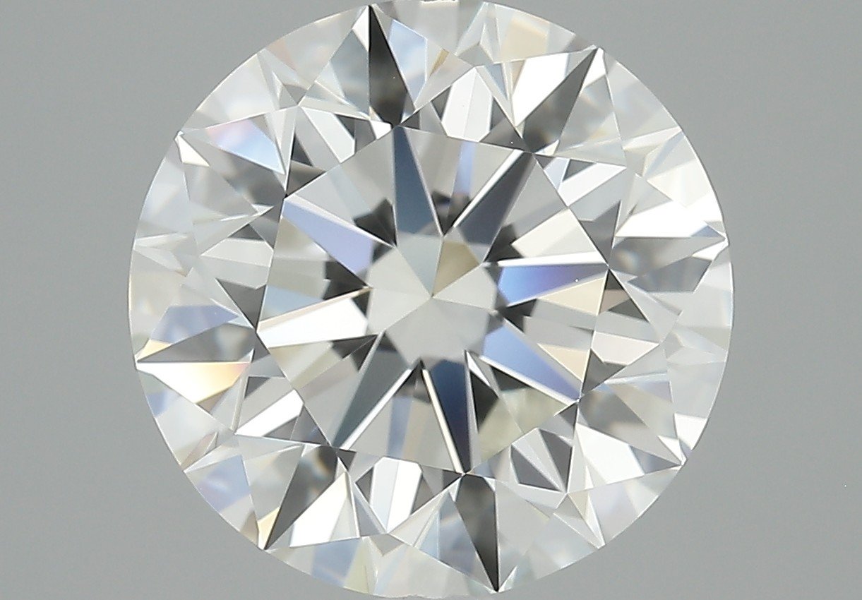6.02ct J VVS1 Rare Carat Ideal Cut Round Diamond
