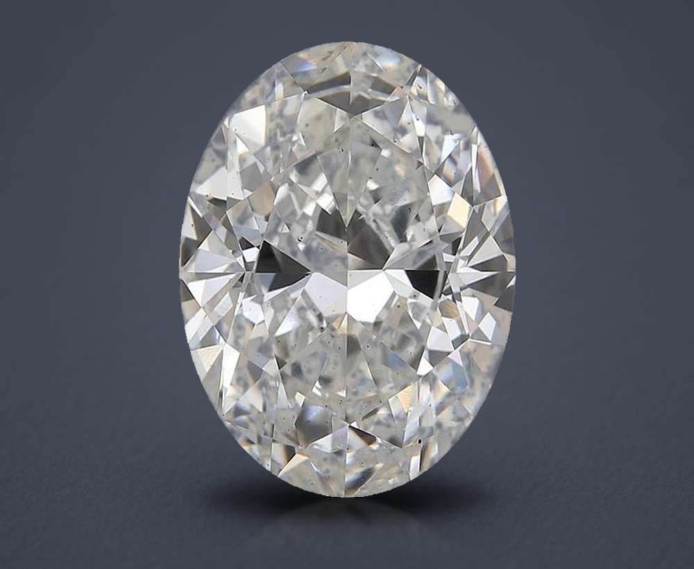 3.83 Carat Oval Lab Diamond