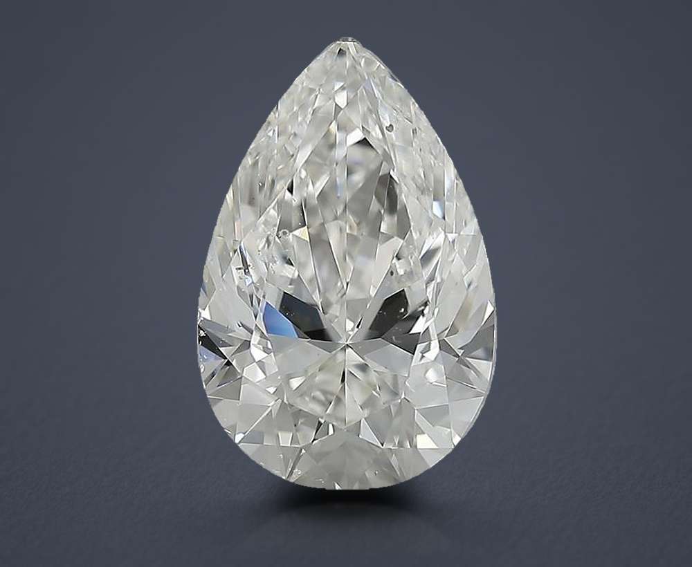 3.50 Carat Pear Natural Diamond