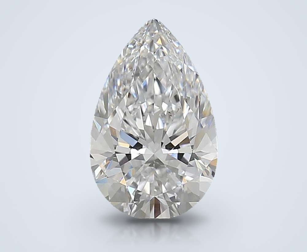 1.50 Carat Pear Lab Diamond