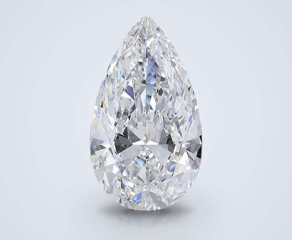 6.05 Carat Pear Lab Diamond