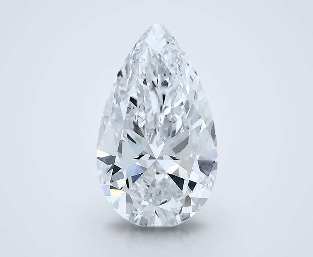 1.00 Carat Pear Lab Diamond