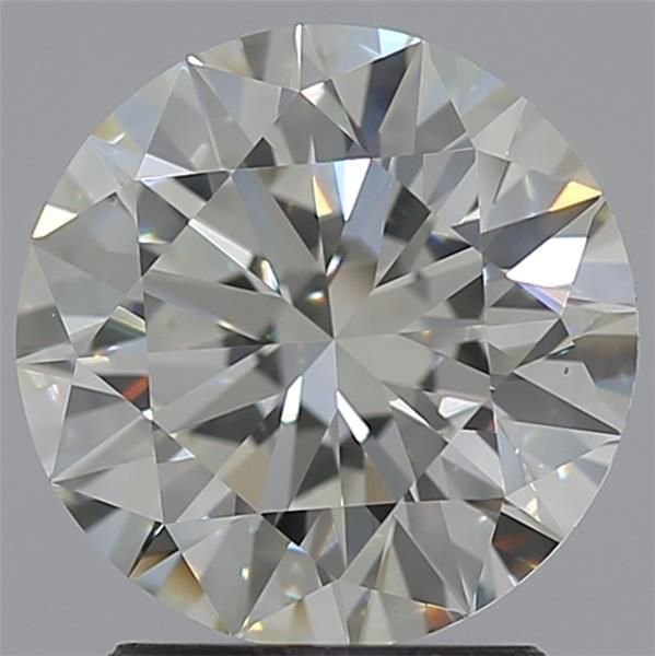 2.03ct K IF Rare Carat Ideal Cut Round Diamond