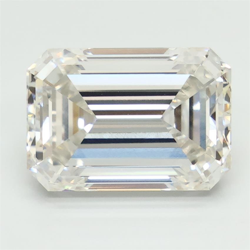 5.06ct G VVS2 Rare Carat Ideal Cut Emerald Lab Grown Diamond