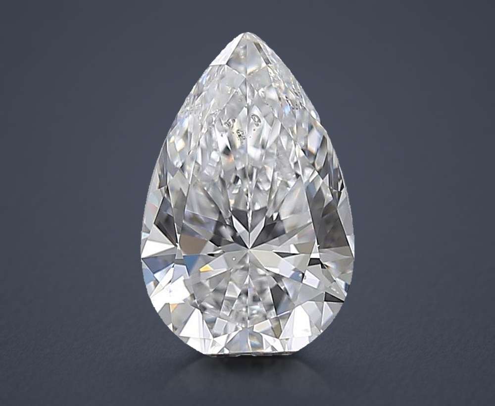 2.00 Carat Pear Natural Diamond