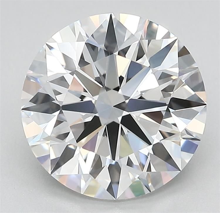 3.38ct E VVS1 Rare Carat Ideal Cut Round Lab Grown Diamond