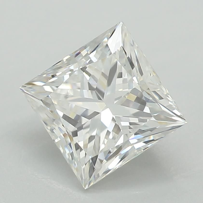 1.08ct D VVS2 Rare Carat Ideal Cut Princess Lab Grown Diamond