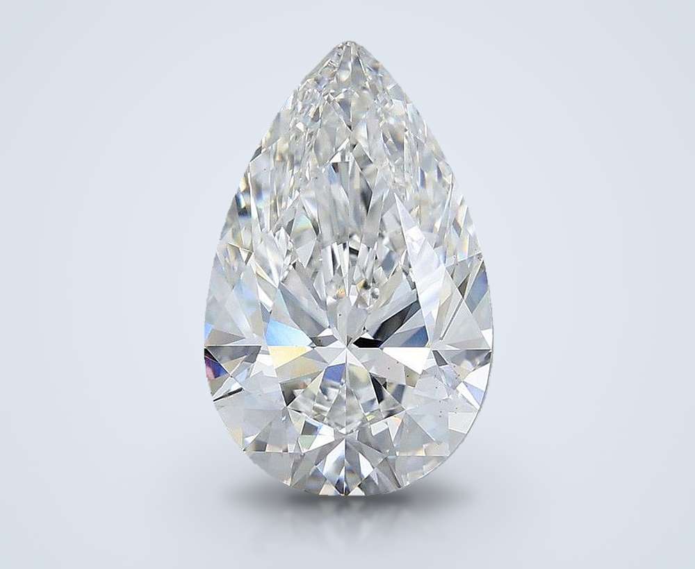 3.99 Carat Pear Lab Diamond